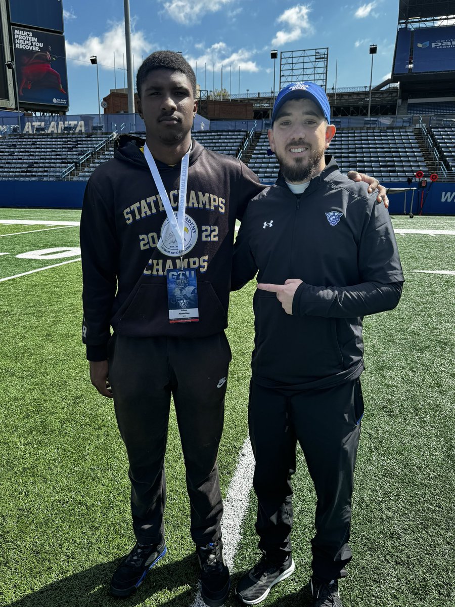 Thank you @GeorgiaStateFB and the coaching staff for the great atmosphere and opportunity to learn more about the position I play. @CoachWilsonGSU @IvoryDurham2 @larryblustein