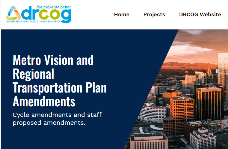 DRCOGorg's tweet photo. Share your thoughts on #transportation planning! The updated 2050 Metro Vision Regional Transportation Plan is now available for review at https://t.co/TUwdKEeVc6 through April 17. If you have any questions, email kforfar-jones@drcog.org or asanchez@drcog.org. #DRCOG #MetroVision https://t.co/NtP3Zdoleq
