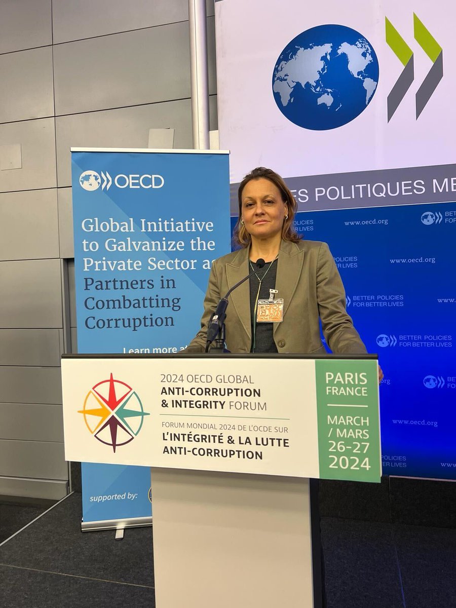 At @OECD's 2024 Global Anti-Corruption and Integrity Forum (#GACIF), the @CIPEglobal team had a great time discussing  @StateINL's 'Galvanizing the Private Sector as Partners in Combating Corruption' (GPS) program w/ leaders across sectors

Check out our new site for more info on