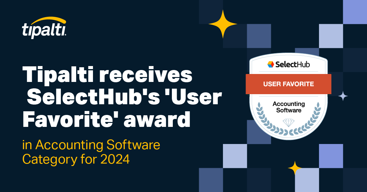 Award announcement! 🏅 Tipalti has received @SelectHub's 'User Favorite' award for the Procurement Software Category for 2024. Read more here: selecthub.com/p/accounts-pay…