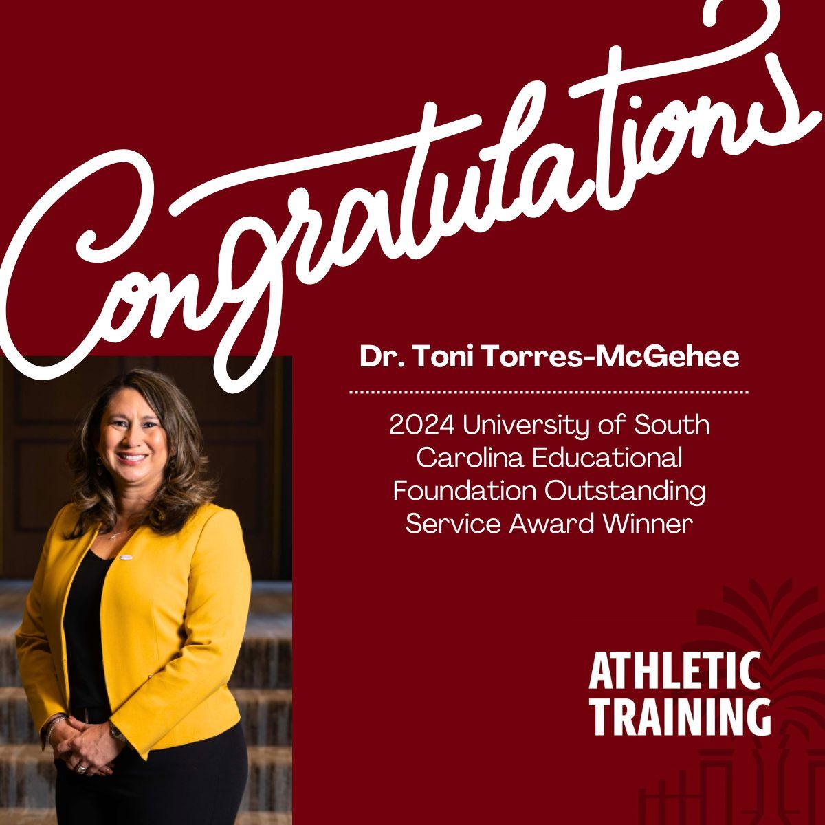 The Office of the Provost announced the 2024 USC Faculty Award winners, which included our very own Dr. TTM! Congratulations!!! #GamecockAT buff.ly/3xcL1fv