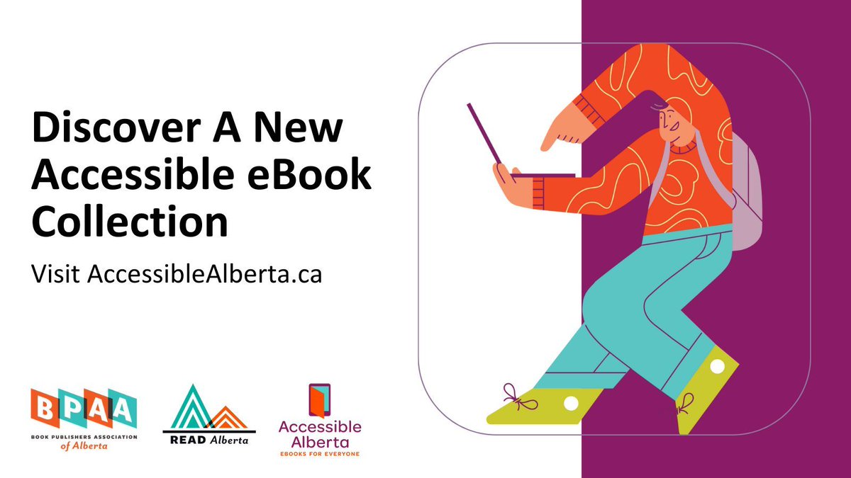 Discover Accessible Alberta: eBooks for Everyone, a digital collection of accessible eBooks. Check out this incredible new resource today at AccessibleAlberta.ca! #ABbookpub #AccessibleAlberta #a11y #ABBooks @WeReadAB