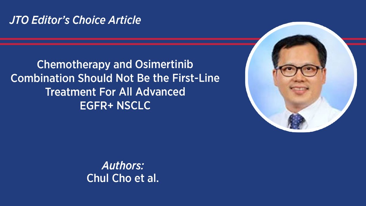 Controversies in #LungCancer: Here are the reasons why some researchers and clinicians believe that the combination of chemotherapy and osimertinib should not be the first-line treatment for all advanced #EGFR+ #NSCLC. bit.ly/4cAElI2 #LCSM