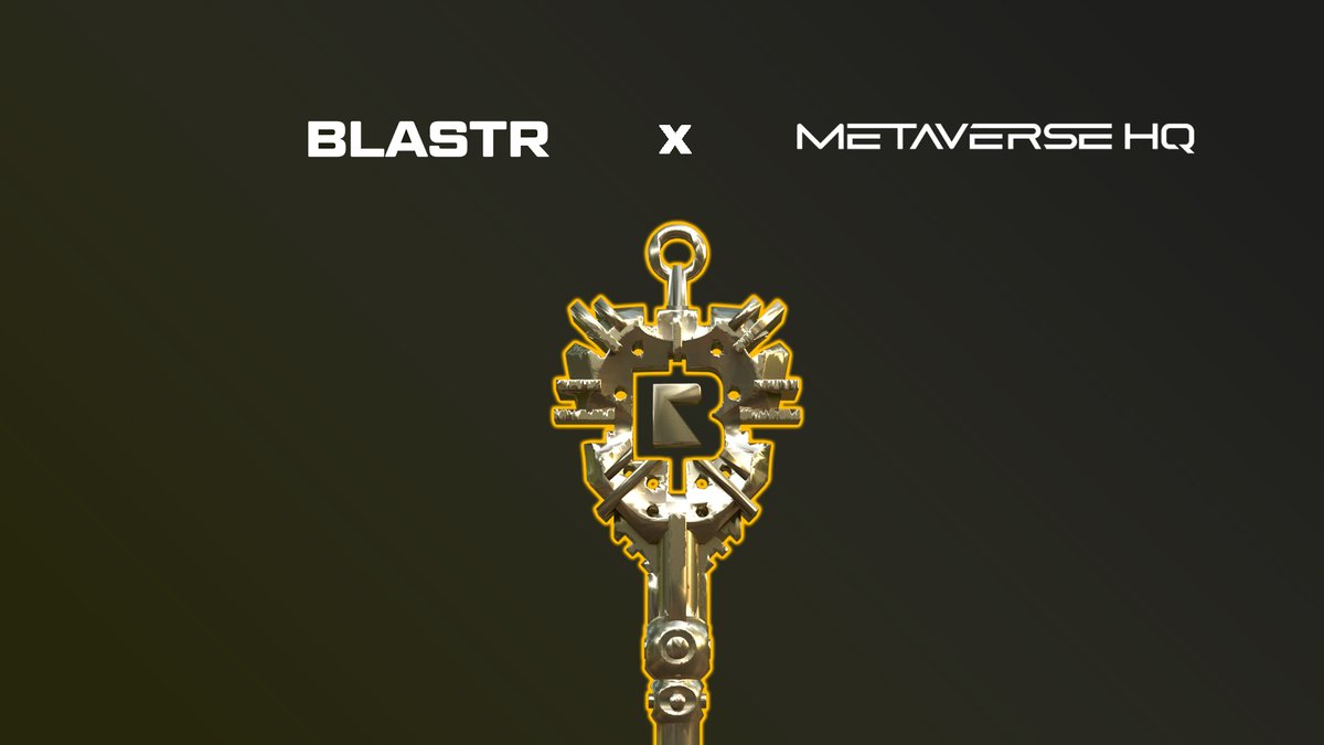 Exciting news!

We've joined forces with <a href="/Metaverse_HQ/">Metaverse HQ</a> and to mark this collaboration, we're thrilled to offer 100 WL spots for our upcoming BLASTR keys NFT mint.

app.mvhq.io/missions/blast…

Complete the quests to enter the raffle.

Good luck!
