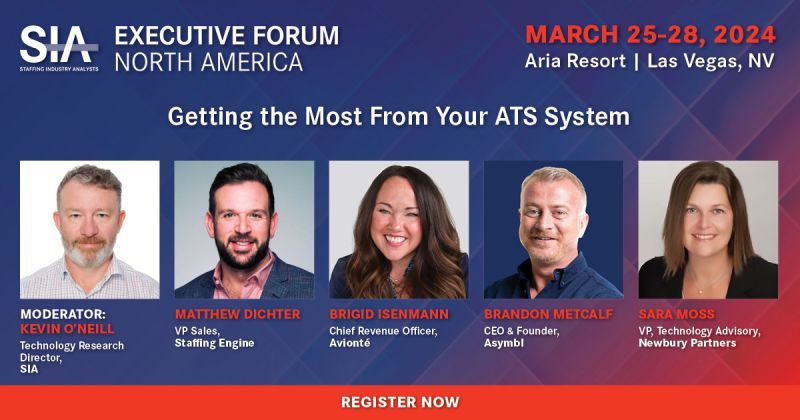 Excited to learn how to supercharge your ATS system at the SIA Conference! Join Sara Moss, VP of Technology Advisory, and other industry experts from 1:45-2:30 pm. Revolutionize your recruitment processes and unlock the full potential of your ATS. #SIAExecforum #NewburyPartners