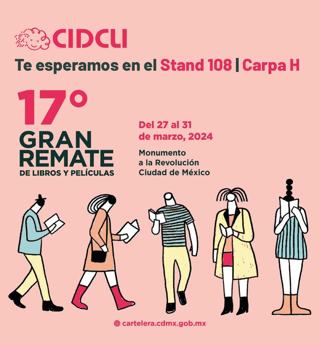 Hoy inicia el Gran Remate de Libros y Películas en el Monumento a la Revolución. ¡No se lo pierdan! Los esperamos en el stand 108 de la Carpa H. #rematedelibros #monumentoalarevolucion #cdmx #lij