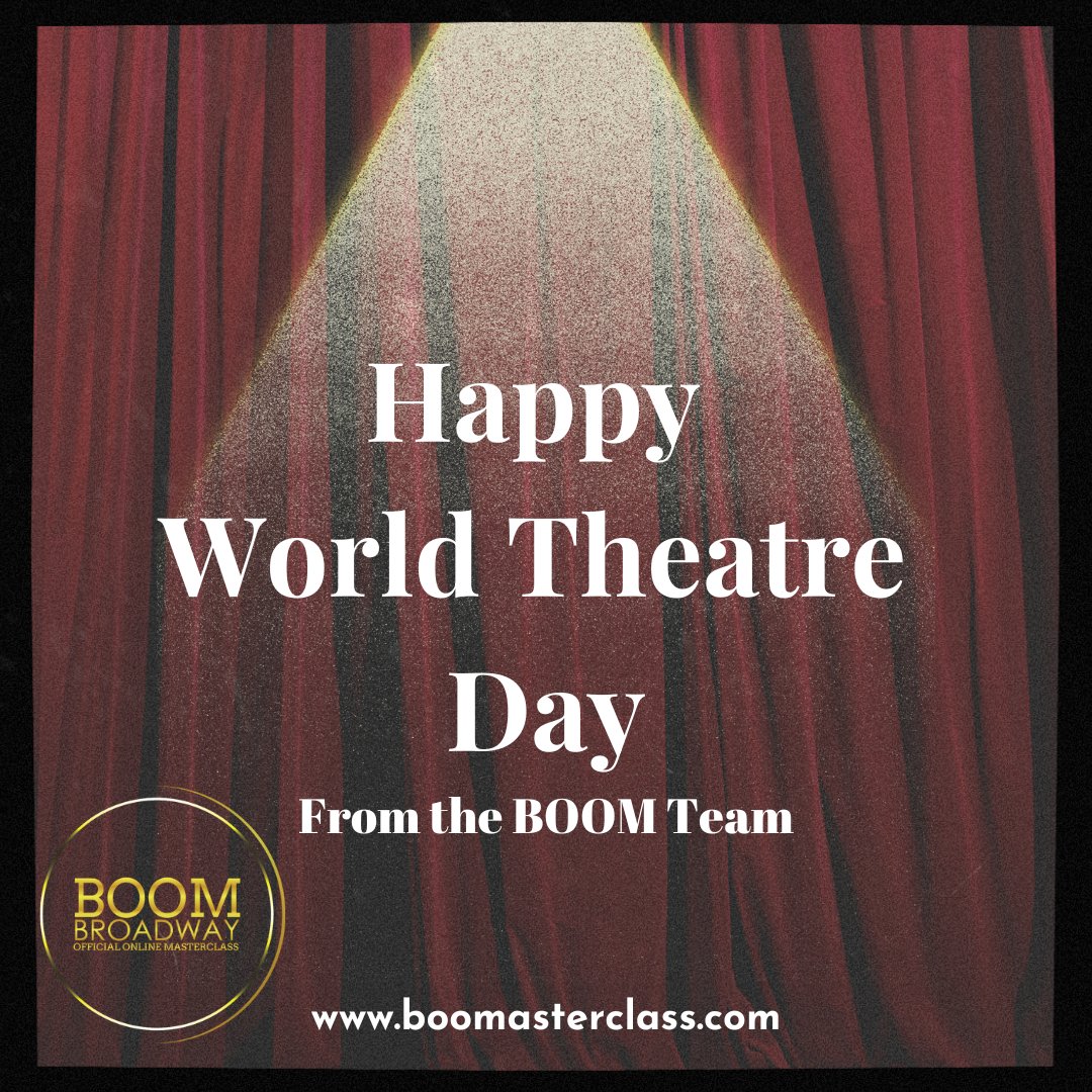 Happy World Theatre Day! 
'On World Theatre Day, let the stage be our global classroom, where every performance teaches us empathy, understanding, and the boundless possibilities of the human experience.'

#worldtheatreday #theatre #theater #broadway #westend #theatreeducation