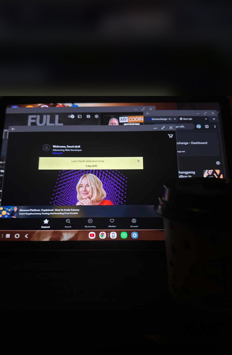 Saidabdi01's tweet photo. Learning on Udemy while sipping coffee - a simple pleasure that fuels both my mind and my soul. https://t.co/Uye26Bx4e7