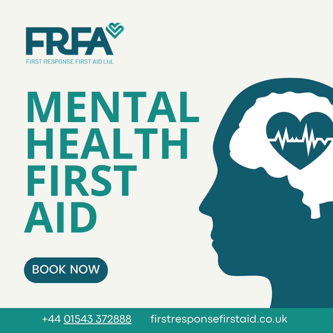 💼 As mental health challenges continue to affect people in the workplace, commit to supporting your team with our Mental Health First Aid courses. 
firstresponsefirstaid.co.uk/mental-health-… 
#firstaidatwork #mentalhealthmatters #workplacesafety