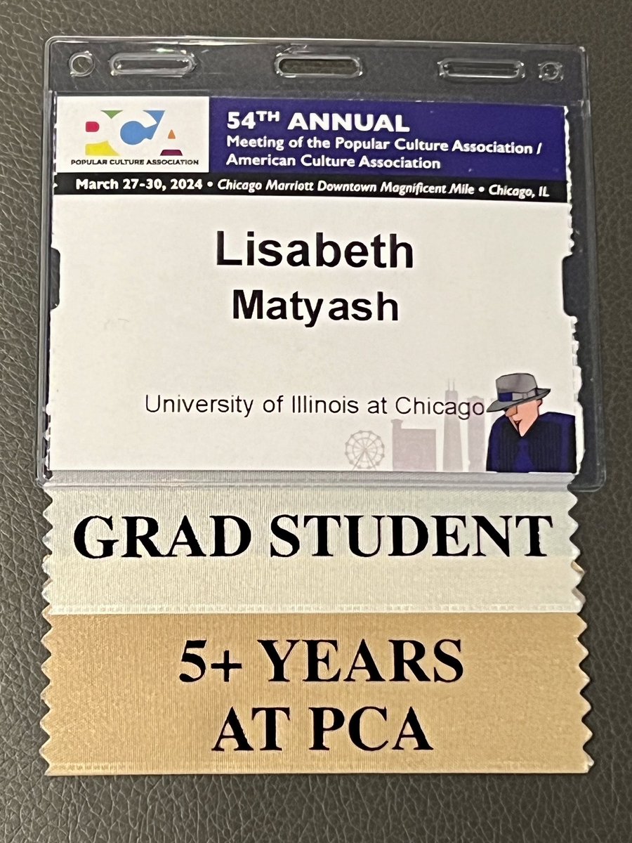 lisabethmatyash's tweet image. Day 1 @pcaaca! Looking forward to presenting tomorrow @PCACelebStudies🌟#PCA2024 #pca2024nationalconference #phdlife