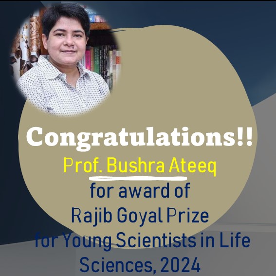 Hearty Congratulations Prof. Bushra Ateeq on being awarded the Rajib Goyal prize for Young scientists in Life Sciences 2024!
@BSBEIITK1 @MehtaFF @bushraiitk #Awards #biomedicalscience #CancerResearch