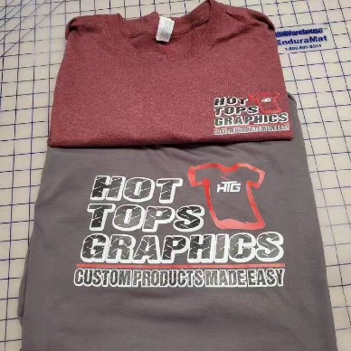 Topsgraphics's tweet image. Had a little fun producing some garments for ourselves! Enjoyed decorating with our brand new logo design as well. 😎🤩
As always, we love what we do and encourage more people and businesses to come experience what passion for our work does to your decoration needs!