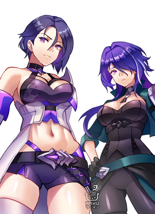 Happy birthday, Shamir, and Acheron Release Day! Enjoy this outfit swap.#FireEmblem #FE3H #Acheron 