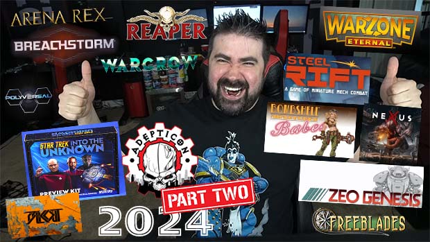 AngryJoeShow's tweet photo. AngryJoe GOES to Adepticon 2024 PART 2 where we show off more games including all the Indies, small business owners making their DREAMS Reality!! along with some Adepticon staples &amp; staff who make it all happen!  https://t.co/NQ8cx4MOZy RT &amp; Share Plz! https://t.co/7ryaoXdieA