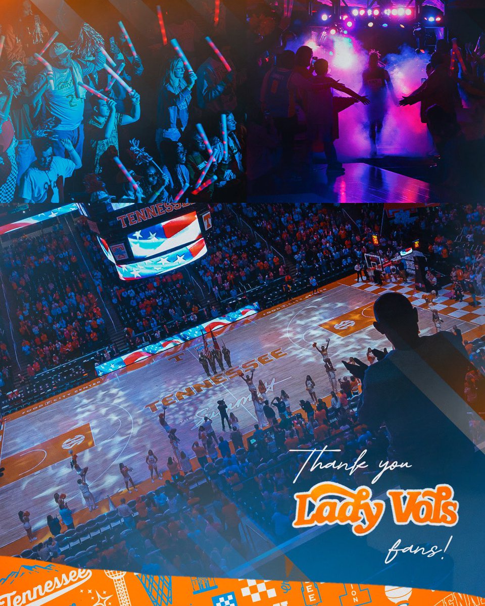 Thank you #LadyVolNation for the love and support all season! 🧡

We couldn’t do it without you.
