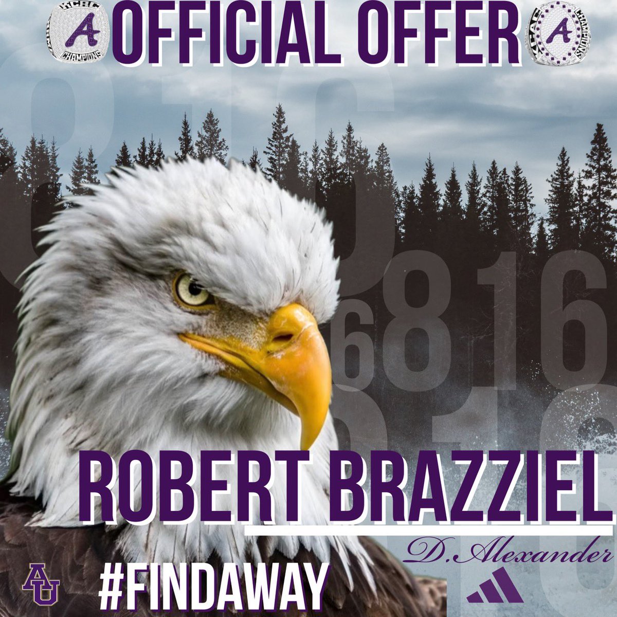 RobertBrazziel's tweet photo. Blessed and Thankful to receive an offer from Avila University🟣🦅@TheCoachCoty @Dupage_Football @CoachTCip @coachjbeard1 @FBCoach_Rahn https://t.co/8i8xmuJ4w9