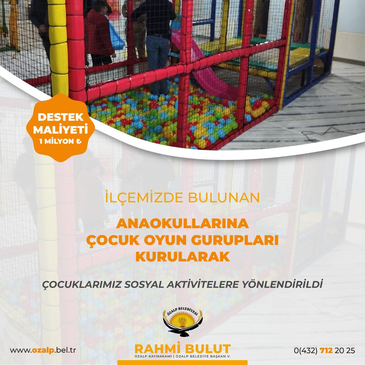 📍Belediyemizce ilçemizde;

📌Üniversite sınavlarına hazırlanan gençlerimiz için sürekli eğitim merkezi,

📌İlçe okullarımıza 1️⃣3️⃣ adet halısaha-voleybol sahası,

📌ilçemizdeki anaokullarına oyun grupları kurarak çocuklarımız ve gençlerimizin gelişimine katkı sağladık.
