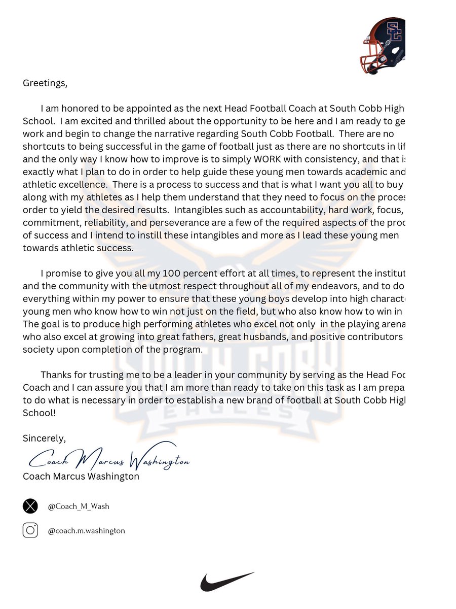 Coach Marcus Washington tweet media