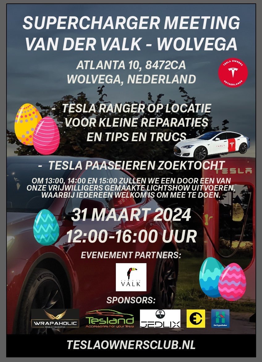 TeslaOwnersNL's tweet photo. Nog 4 nachten slapen... https://t.co/j4OKGuDWoN