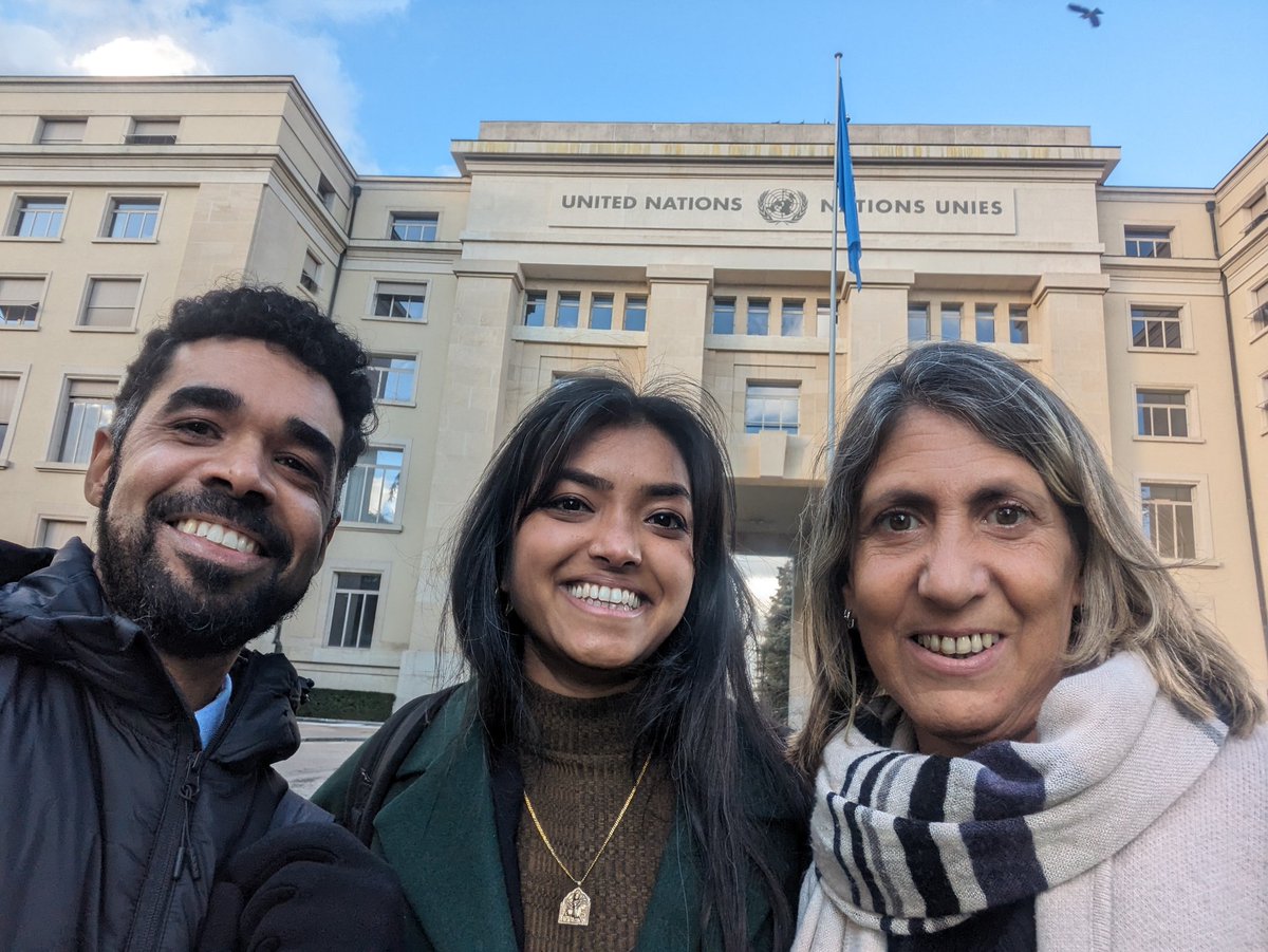 Great first day of meetings with Permanent Missions in Geneva with @GenPrev colleagues Eugenia Carbone and @mauricio_uy to talk about our joint project developing tools for inclusive #atrocityprevention and #Earlywarning

If you're in Geneva, please do get in touch!