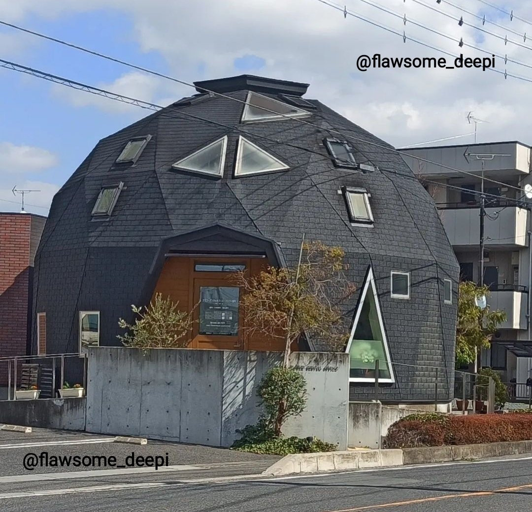 Found this masterpiece somewhere close to  Tokyo.

#architecture #Building #tokyo #Domehouse #japaneseantique #Japanesearchitecture #Artpiece #Beautifulhouse #tokyo
