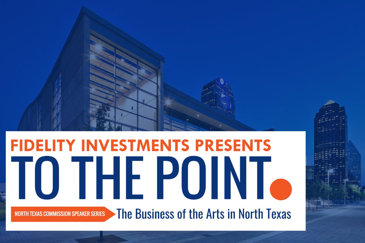 On April 23, you're invited to join us for our next To The Point at Moody Performance Hall for lunch and to discuss the thriving business of arts in North Texas. Register here: form.jotform.com/240644581843157