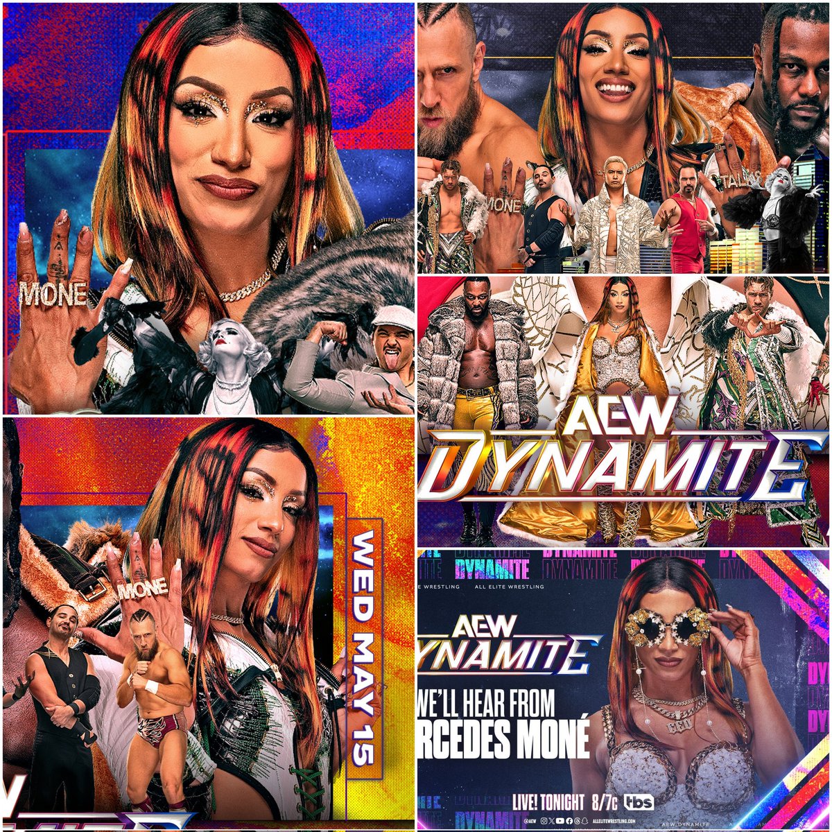 AEW taking a different render for each poster, Mercedes is featured on>>>
#FaceoftheCompany

#MercedesMoné #MercedesVarnado  #TheCeo #AllMonéWrestling