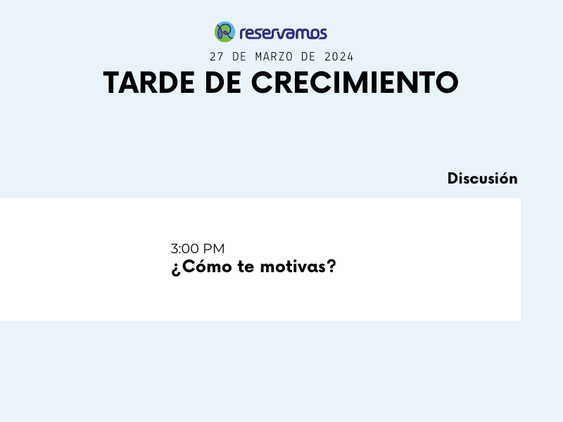 reservamostech's tweet photo. ¡Únete a nuestra #TardeDeCrecimiento! 💡Hoy @thealanmoraales nos guiará para explorar la motivación: ¿Qué es? ¿Qué motiva al equipo de Reservamos? 🚀 Únete a la conversación en nuestro canal de Twitch ¡Te esperamos! #Motivación #Tech
https://t.co/Ac8pyOWgOB https://t.co/fA0vo1zlv8
