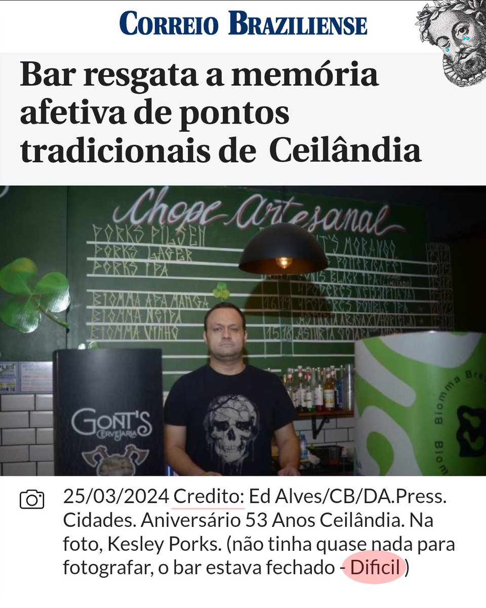ChoraCamoes's tweet photo. — Solidariedade ao fotógrafo. Dificil…

E só para avisar aos desavisados que hoje é ANIVERSÁRIO DE CEILÂNDIA-DF, terra de 100% dos adms desse perfil. 
Se você nunca ouviu falar, já está errado… e amaldiçoado pelos lamúrios bairristas de Camões.

Créditos: Gu da Cei (img 2) https://t.co/KeRljHbpmR