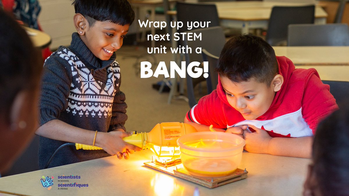 🚀 Wrap up your next STEM unit with a BANG! Dive into hands-on learning and bring science to life with investigative experiences. Explore our topics and book a workshop today. scientistsinschool.ca/booking-page/ Or email us at bookings@scientistsinschool.ca. 🔍 #WorkshopWednesday