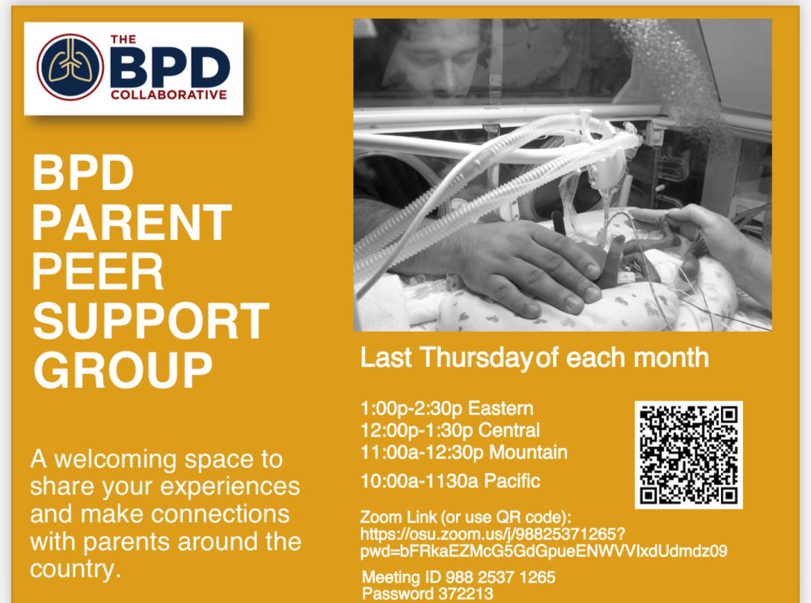 Did you know? Please join us on our BPD parent support group meetings. First meeting March 28, 24. @neo_twiter @WomenNeo @nicupodcast @NeoTECaN @NeoConsortium