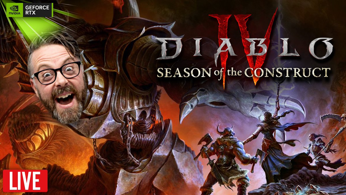 It's time to jump back into Diablo 4 with #DiabloRTX!

LIVE on Twitch & YouTube /KindaFunnyGames

@NVIDIAGeForce
#GeForcePartner