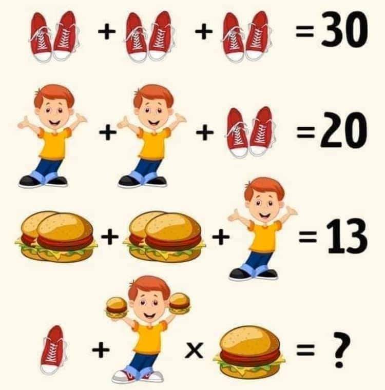 I know you guys love these. I saw this on Facebook today and there are literally hundreds of different answers posted. What's the correct answer?