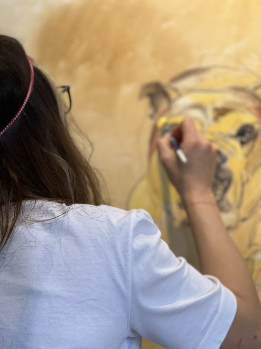 ayskml's tweet photo. Painting DuDu🎨🖌️ https://t.co/jmr2G9r32p
