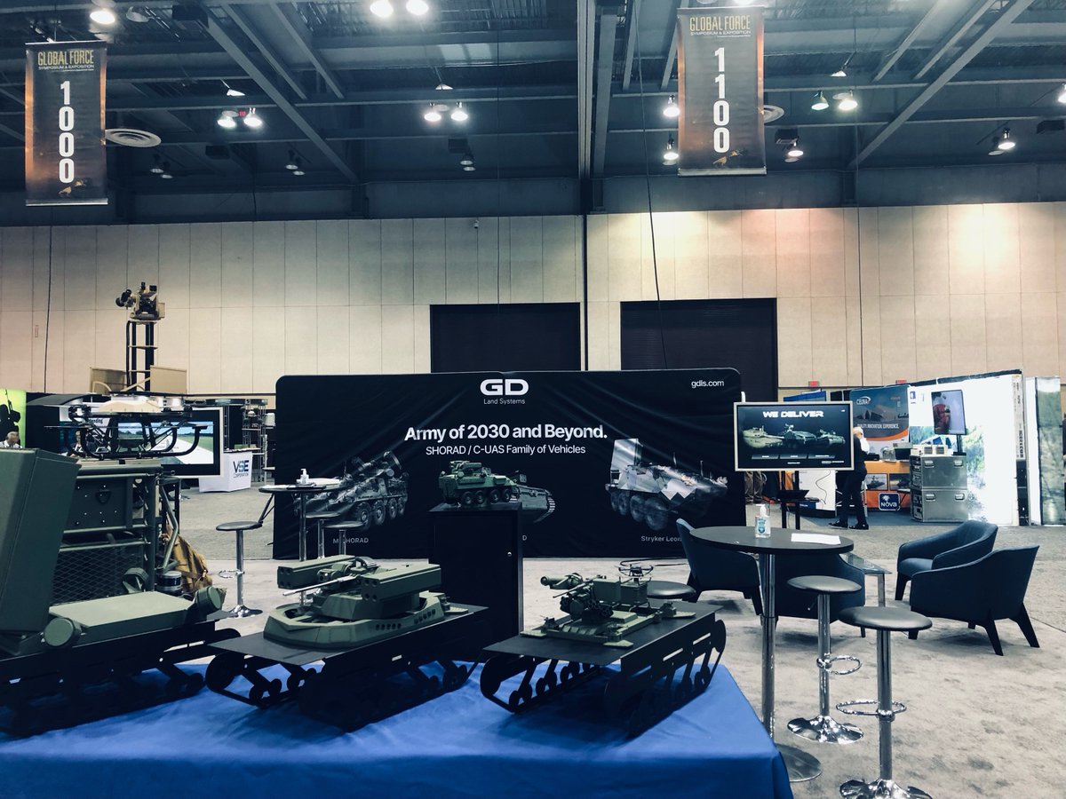 We’re proud to be at AUSA Global Force! Learn about our next-generation capability solutions, from the MUTT (the Soldier's S-MET workhorse) to the Stryker Leonidas (which brings high-powered microwave array to layered, mobile short-range air defense), and the TRX robotic combat…