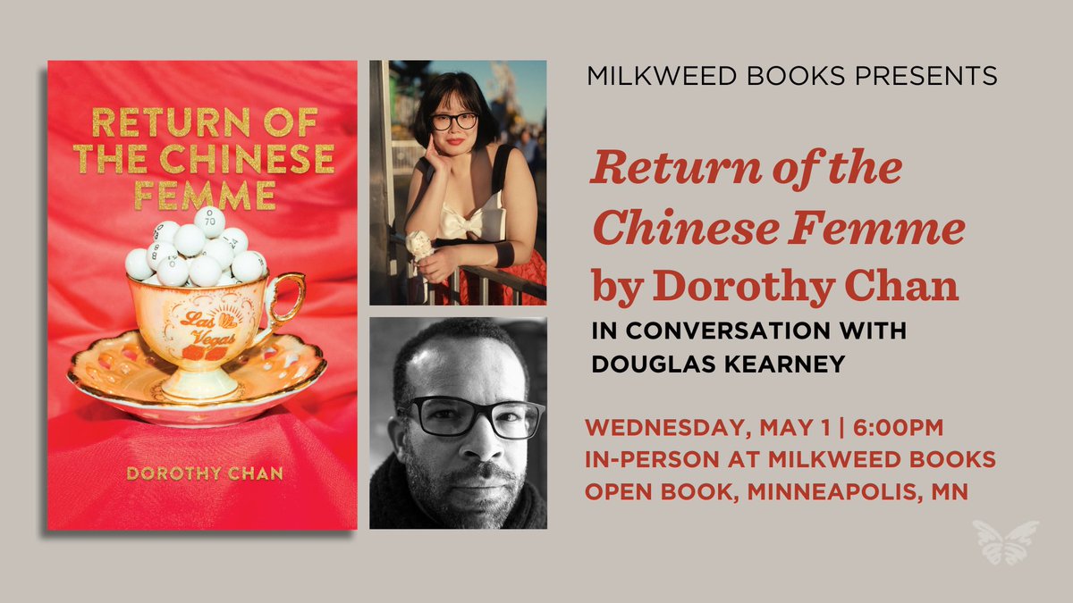 I can’t believe I’m launching my fifth book with one of my poetry idols, Douglas Kearney 🥹❤️ @ Milkweed Books in Minneapolis on May 1st 🍯