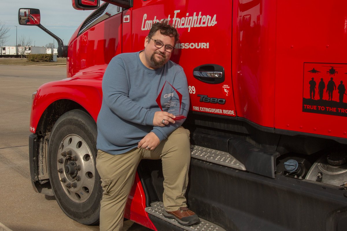 WeDriveCFI's tweet photo. Meet, Professional Driver Bill Hasha, CFI’s #TempControl Driver of the Year 🏆 

Bill demonstrates his commitment to excellence on a daily basis, and we couldn't be more grateful to have him on our team. 

Tap the ❤️  to help us celebrate Bill. https://t.co/cVyxopcgjV