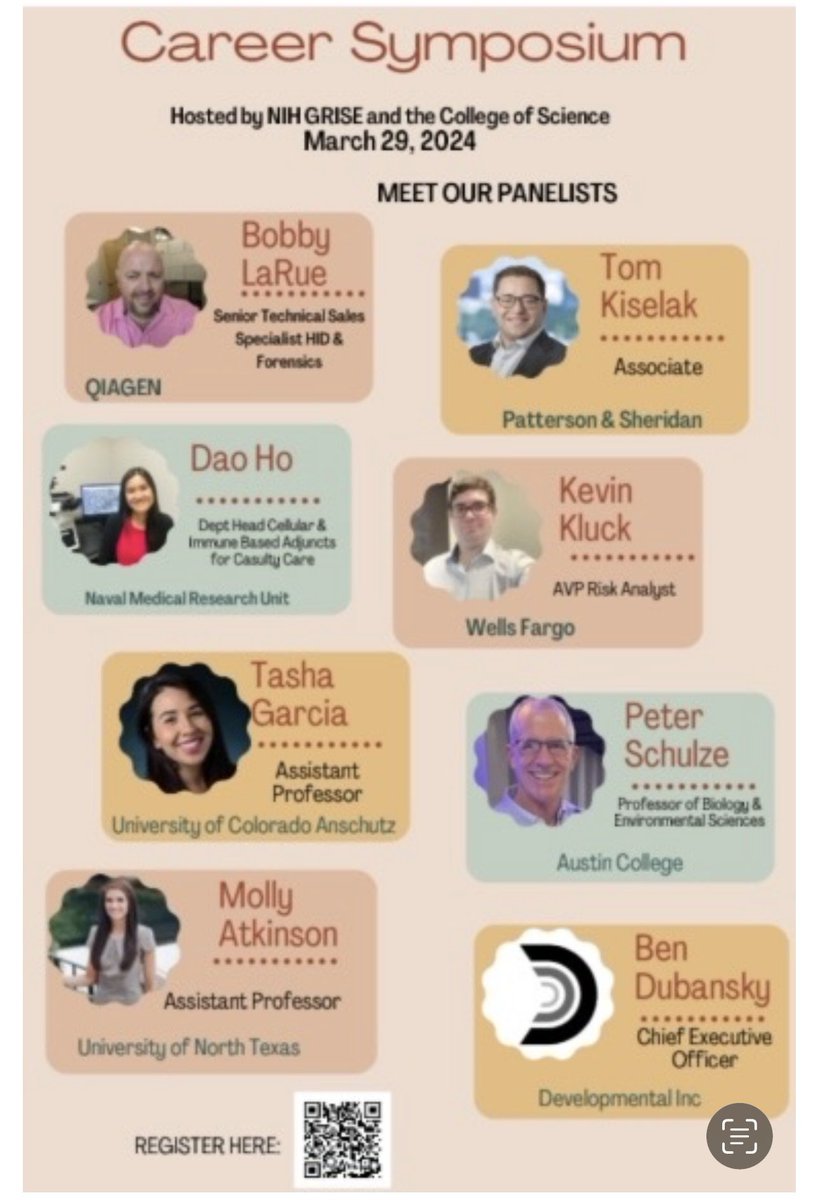 So excited to be back in TX at my Alma Mater, <a href="/UNTGradSchool/">UNT Graduate School</a>! Looking forward to reuniting with former mentors and colleagues (including @PamLovesScience) and meeting current students during the <a href="/UNTScience/">UNT College of Science</a> career symposium.