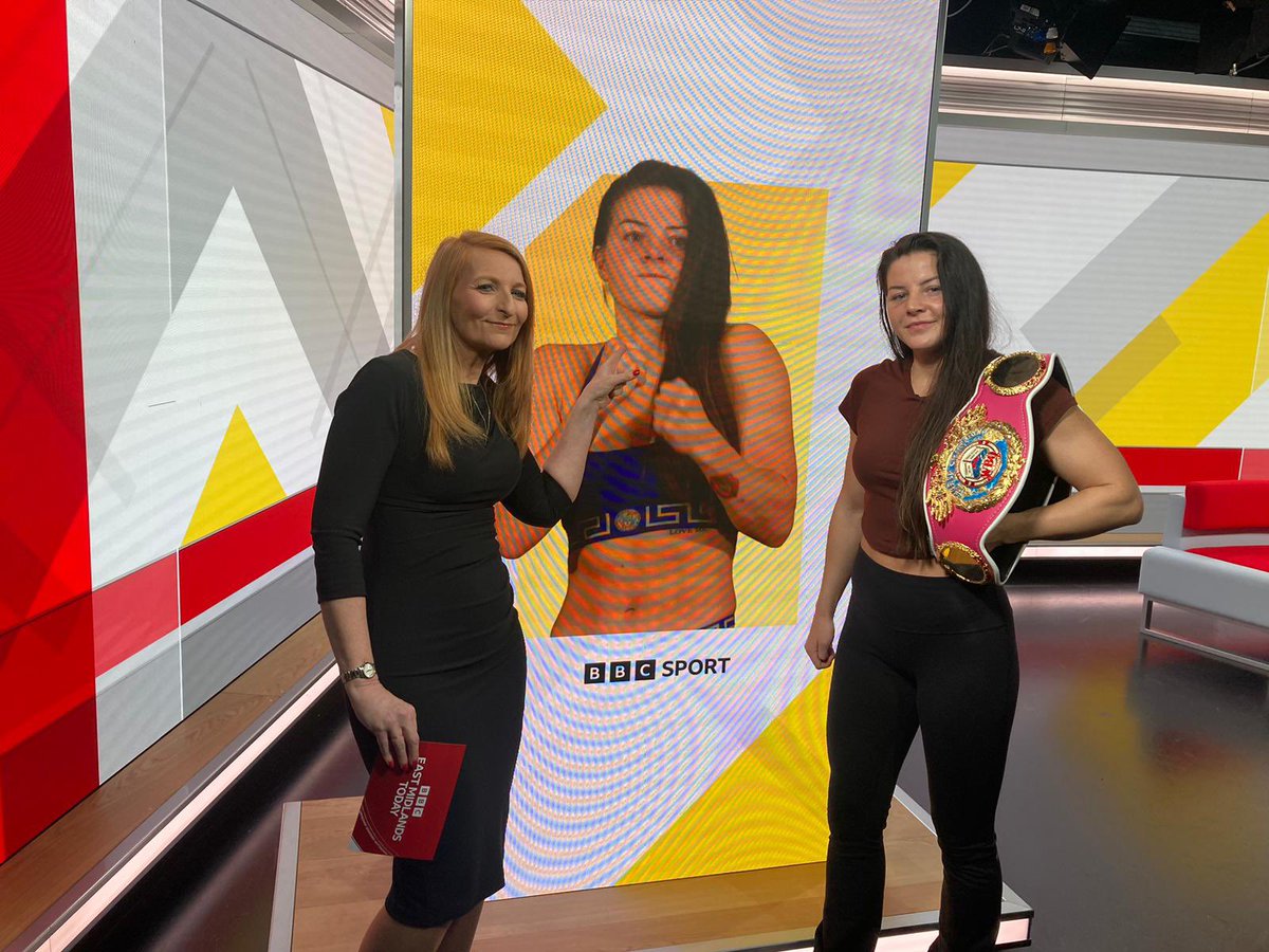 What a journey @sandyryan93. Have loved covering her 16 year career and is so good to see her emerging as one of the shining stars in boxing right now! She says she had some lonely times in the run up to her recent fight but it’s all been worth it. More on @bbcemt at 1830 BBC1