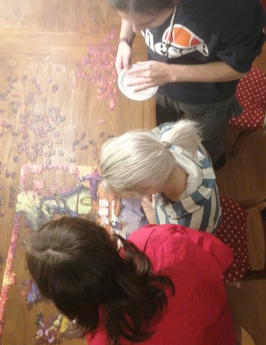 Familienpuzzeln aka Entertainment Resilienz.