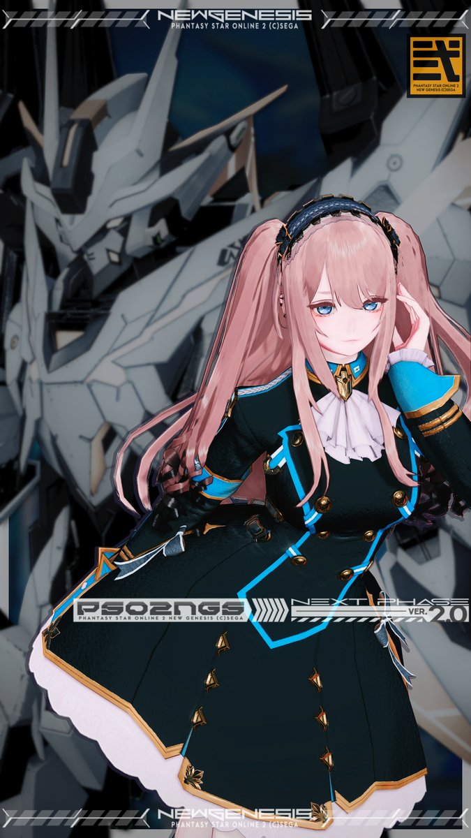 LapisLazuli_NGS's tweet photo. #PSO2NGS 
#MARKNshapes 
おしゃロゴお借りしておはござ！
ロボ×女の子🤖🫶☺️ https://t.co/lWsWTc2Rws