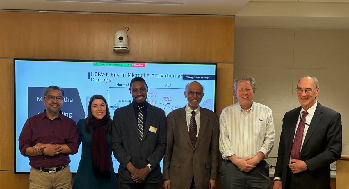 Huge congratulations 🎉 to Tony James for defending his dissertation yesterday! Dr. James's research under the guidance of @nathavindra focuses on the role of the HERV-K/HML-2 envelope and TLR2 in #ALS. #NeuroImmunology 🧠 🎓