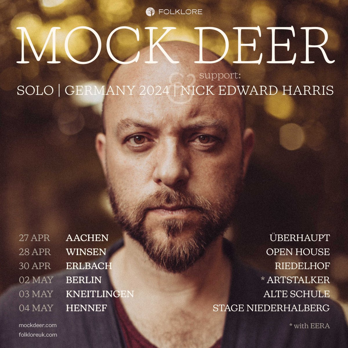 Excited to be heading back to #germany next month! I'll be playing some stripped-down shows in some lovely little spots w/ the dashing @NickEdHarris #aachen #winse #erlbach #berlin (w/ @EERAmusic) #Kneitlingen #hennef #tour #altfolk #solotour #singersongwriter