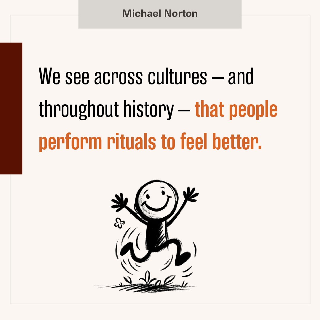 Incorporating daily rituals is one way to aim for a much-needed push to achieve our goals. In my upcoming book, “The Ritual Effect,” I outline how to transition from a 'habitual' mindset to a 'ritual' mindset. Pre-order today! bit.ly/3MAel4l

#TheRitualEffect #rituals