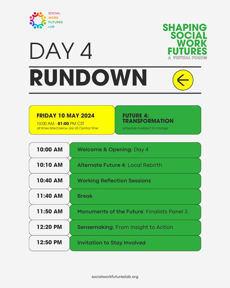 SWFuturesLab's tweet photo. 🌟 Announcing the forum program! 🌟 Register today to join us for these exciting keynotes, immersive activities, and rich dialogues. Link in bio. #SWFuturesForum2024 #SWFutures #SWFuturesLab #AnticipatorySW #thefutureiscoming https://t.co/3hS69pyHkc
