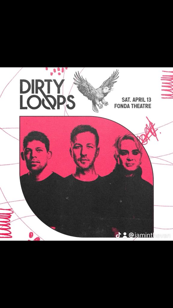 #giveaway Want a chance to WIN two tickets to see our friend @DirtyLoops on 4/13 at @FondaTheatre ? Sign up for our newsletter at the link here: arep.co/m/jitv-giveawa… to receive emails about this opportunity, as well as future giveaways. #jaminthevan #dirtyloops #fondatheatre