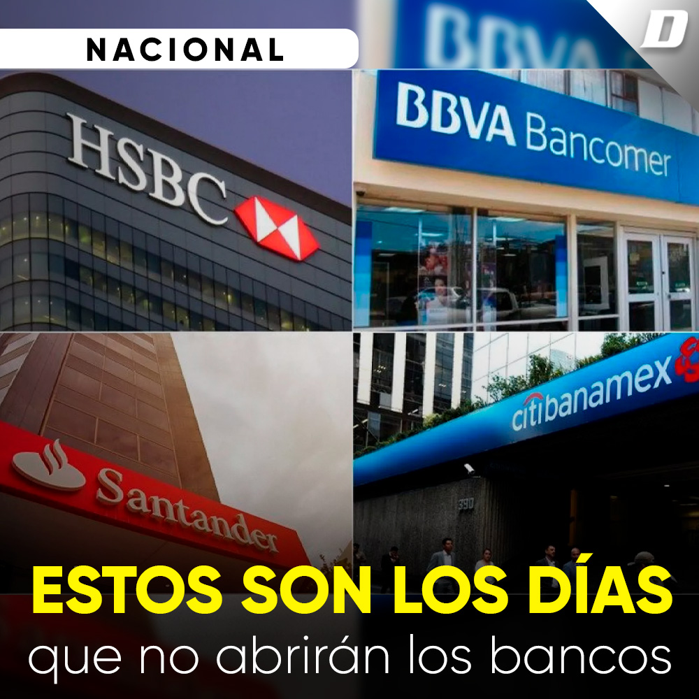 DiarioChiapas's tweet photo. 🗓️🏦 💰 Estos son los días que no abrirán los bancos

La Semana Santa 2024 ya arrancó y con ella llegan días de asueto, aunque oficialmente no son reconocidos así en el calendario. Si durante este periodo tienes que hacer trámites bancarios no los dejes para el último, ya que los bancos sí suspenderán operaciones debido a esta celebración religiosa.

Durante todo el año, los servicios bancarios se suspenden en días muy específicos por diversas celebraciones, algunos de ellos son oficiales y otros no como la Semana Santa y si te preguntas qué días los bancos estarán cerrados, aquí te decimos todo lo que debes saber.

¿Qué días no abrirán los bancos en Semana Santa?
La Semana Santa arrancó el 24 de marzo con el Domingo de Ramos y concluirá este 30 de marzo cuando es Sábado de Gloria. Durante este periodo los bancos mantendrán cerradas sus puertas durante dos días.

De acuerdo con la Comisión Nacional Bancaria y de Valores (CNBV) los días inhábiles para las operaciones bancarias al público en sucursales en esta Semana Santa serán:

28 de marzo de 2024 - Jueves Santo
29 de marzo de 2024 - Viernes Santo
Así que hoy es el último día que podrás hacer cualquier trámite en bancos del país, por lo que si te urge hacer alguna operación tienes hasta las 16:00 horas de este miércoles para realizarla. De lo contrario, deberás esperar hasta el próximo lunes 1 de abril cuando los bancos retomarán sus actividades de forma habitual.

¿Tienes un pago urgente y no abrirán los bancos?

Desde hace ya algunos años se ha buscado transitar hacia la digitalización de los trámites bancarios al impulsar la banca electrónica con la que se pueden hacer pagos de servicios, transferencias, generar referencias para la disposición de efectivo, entre otras.

En caso de que no cuentes con banca móvil, las diversas instituciones bancarias cuentan con practicajeros o cajeros conocidos como multicaja en los que puedes hacer depósitos y así evitar los cargos por los pagos tardíos.

Además, existen sucursales bancarias dentro de comercios que sí operarán el Jueves y Viernes Santo.

La Ley de Transparencia y Ordenamiento de los Servicios Financieros indica que en caso de que la fecha límite de un pago corresponda a un día inhábil, el pago podrá realizarse en el siguiente día hábil.

¿Qué otros días no abrirán los bancos en México en 2024?
Pasando la Semana Santa y en lo que resta de 2024, los bancos suspenderán operaciones durante siete días más. La CNBV informó que los otros días inhábiles en sucursales bancarias serán:

1 de mayo
16 de septiembre
1 de octubre
2 de noviembre
18 de noviembre
12 de diciembre
25 de diciembre