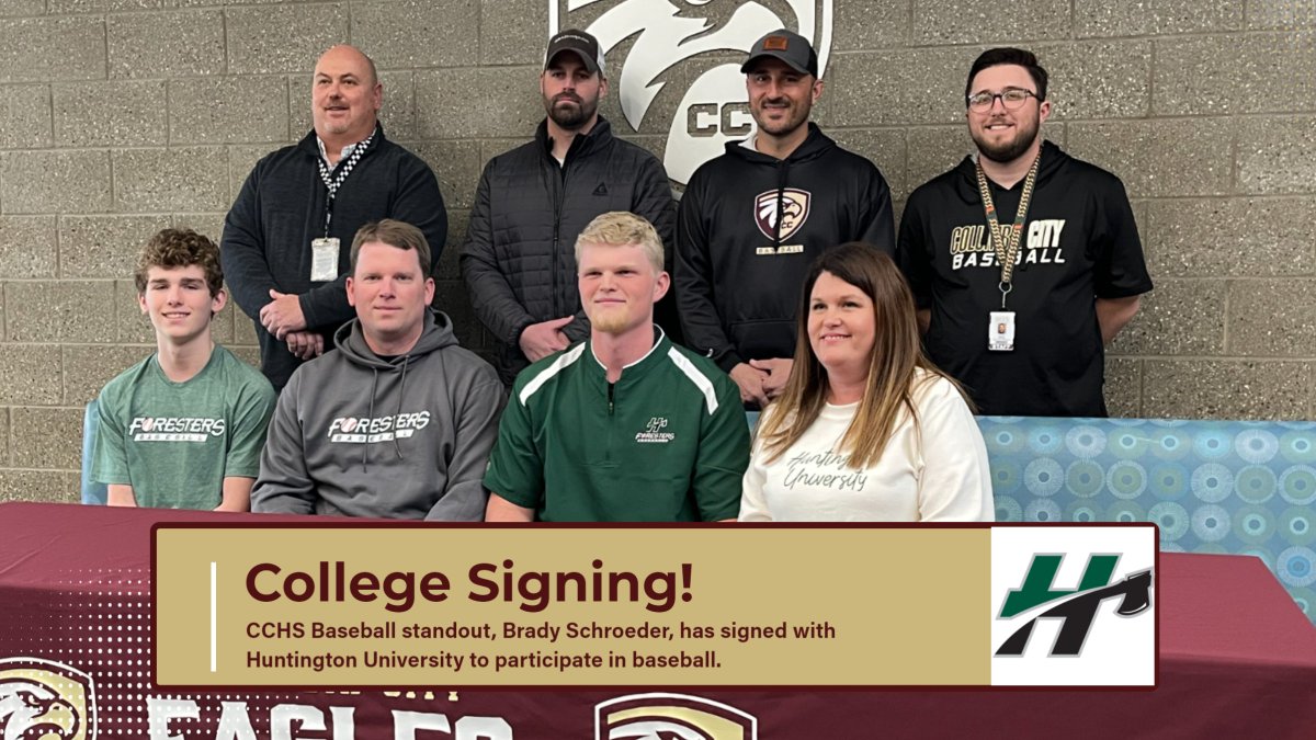 Congratulations to Brady Schroeder!