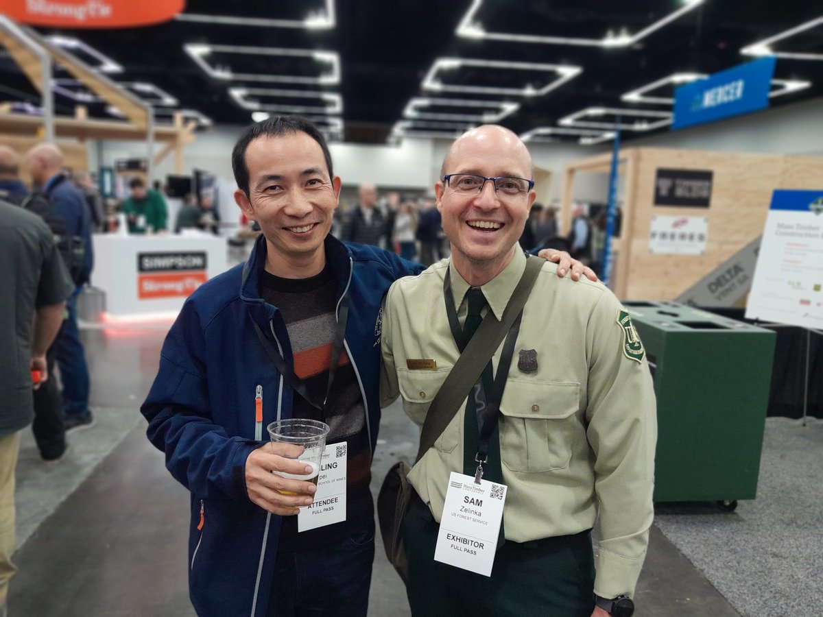 slpei's tweet photo. Nice to see friends and collaborators at mass timber conf🤠 https://t.co/0z6L8PuWsa