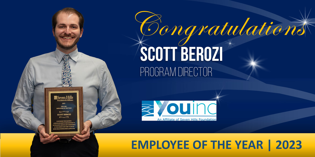 Congrats! Scott is the Program Director at Dynamy Internship Year. Scott has worked tirelessly to make improvements maintaining Seven Hills Core Values, and we are thankful to have him on our team! #EmployeeoftheYear bit.ly/SevenHillsEOY2…